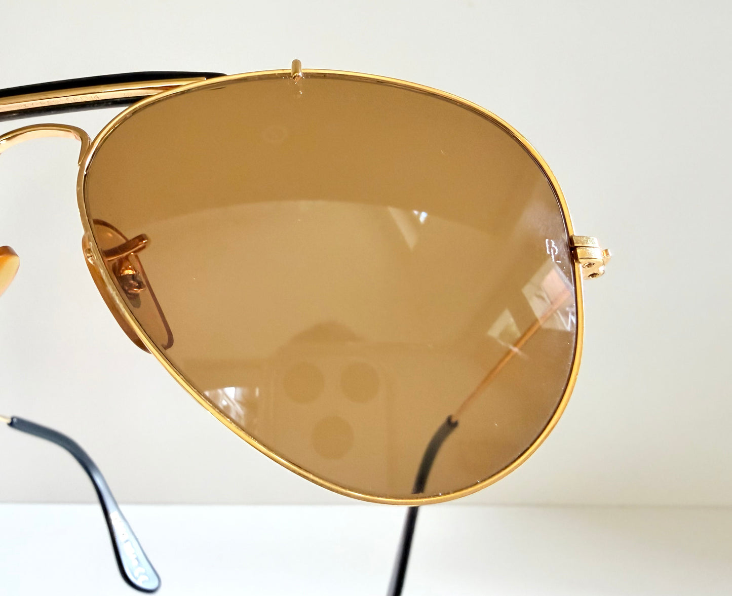Vintage Ray-Ban B&L USA Chromax Aviator Sunglasses: Outdoorsman 58mm W1663