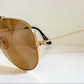 Vintage Ray-Ban B&L USA Chromax Aviator Sunglasses: Outdoorsman 58mm W1663