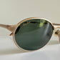 Ray Ban B&L USA vintage sunglasses - W2840 Highstreet matte gold oval frames