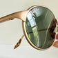 Ray Ban B&L USA vintage sunglasses - W2840 Highstreet matte gold oval frames