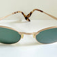 Ray Ban B&L USA vintage sunglasses - W2840 Highstreet matte gold oval frames