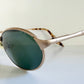 Ray Ban B&L USA vintage sunglasses - W2840 Highstreet matte gold oval frames
