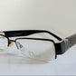 Christian Dior vintage 00s glasses - silver and black Y2K rectangular frames