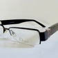 Christian Dior vintage 00s glasses - silver and black Y2K rectangular frames