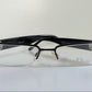 Christian Dior vintage 00s glasses - silver and black Y2K rectangular frames