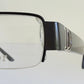 Christian Dior vintage 00s glasses - silver and black Y2K rectangular frames