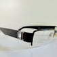 Christian Dior vintage 00s glasses - silver and black Y2K rectangular frames