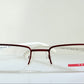 Prada vintage 00s eyeglasses - Y2K rimless white and red frames