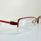 Prada vintage 00s eyeglasses - Y2K rimless white and red frames