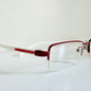 Prada vintage 00s eyeglasses - Y2K rimless white and red frames