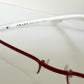 Prada vintage 00s eyeglasses - Y2K rimless white and red frames