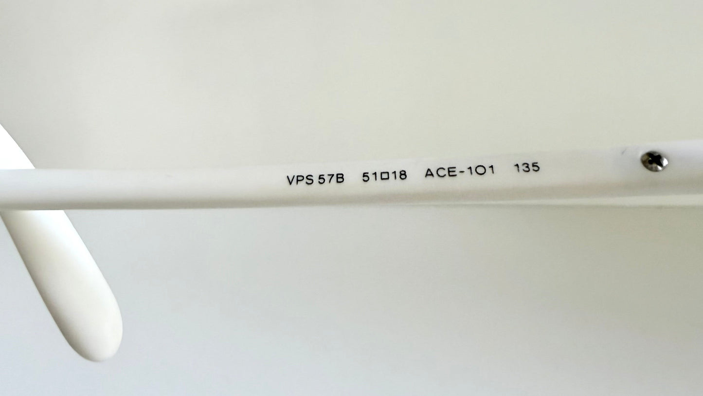Prada vintage 00s eyeglasses - Y2K rimless white and red frames