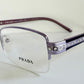 Prada vintage 00s eyeglasses - Y2K purple rimless frame with strass crystals