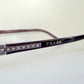 Prada vintage 00s eyeglasses - Y2K purple rimless frame with strass crystals
