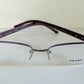 Prada vintage 00s eyeglasses - Y2K purple rimless frame with strass crystals