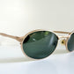 Ray Ban B&L USA vintage sunglasses - W2840 Highstreet matte gold oval frames