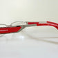 Vintage Emporio Armani 00s eyeglasses - Y2K silver and red frame