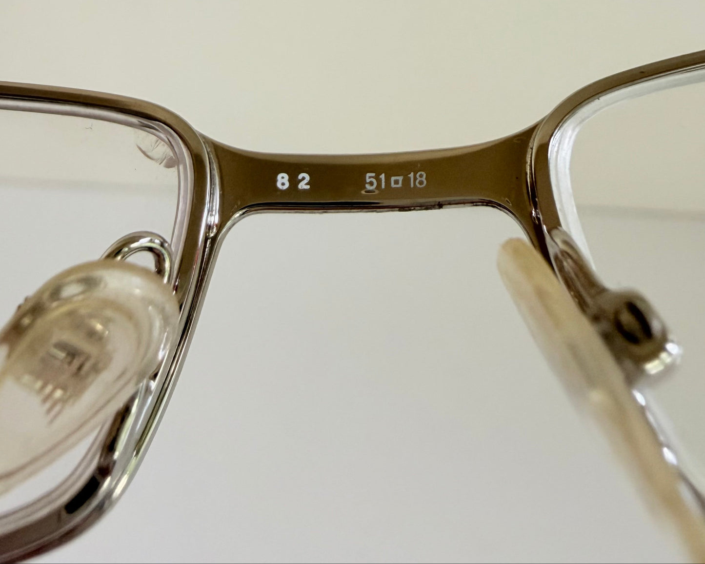 Vintage Emporio Armani 00s eyeglasses - Y2K silver and red frame
