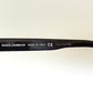 Vintage Dolce & Gabbana 00s frame - silver and black with rhinestones Y2K eyewear
