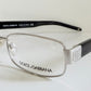 Vintage Dolce & Gabbana 00s frame - silver and black with rhinestones Y2K eyewear