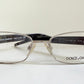 Vintage Dolce & Gabbana 00s frame - silver and black with rhinestones Y2K eyewear