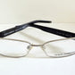 Vintage Dolce & Gabbana 00s frame - silver and black with rhinestones Y2K eyewear