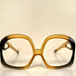 Christian Dior glasses - 70s XL frame