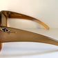 Christian Dior 70s vintage sunglasses - XXL 2 tone oversized frame