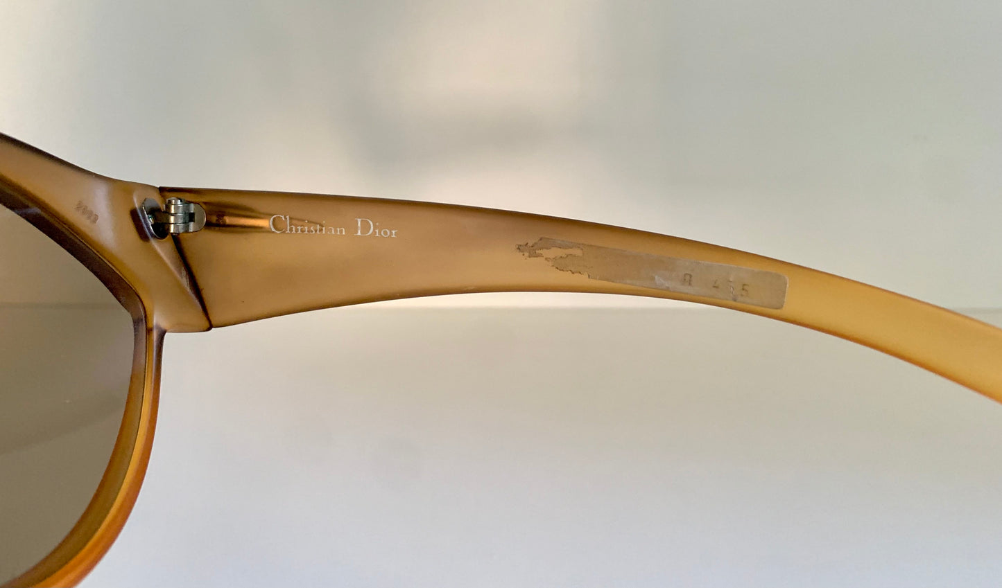 Christian Dior 70s vintage sunglasses - XXL 2 tone oversized frame