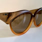 Christian Dior 70s vintage sunglasses - XXL 2 tone oversized frame