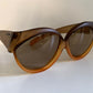 Christian Dior 70s vintage sunglasses - XXL 2 tone oversized frame