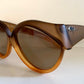 Christian Dior 70s vintage sunglasses - XXL 2 tone oversized frame