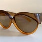 Christian Dior 70s vintage sunglasses - XXL 2 tone oversized frame