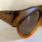 Christian Dior 70s vintage sunglasses - XXL 2 tone oversized frame
