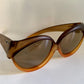Christian Dior 70s vintage sunglasses - XXL 2 tone oversized frame