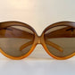 Christian Dior 70s vintage sunglasses - XXL 2 tone oversized frame