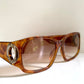 Christian Dior vintage sunglasses - 2660 tortoise shell rectangular frame