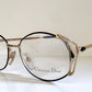 Christian Dior Vintage glasses - 2634 gold and black 80s frames
