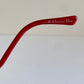Christian Dior Vintage glasses - gold and red frame - 2832 made in Austria