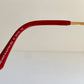 Christian Dior Vintage glasses - gold and red frame - 2832 made in Austria
