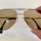 Zeiss 70s vintage sunglasses - Aviator silver frames