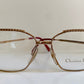 Christian Dior 80s Vintage glasses - 2486 square golden frame
