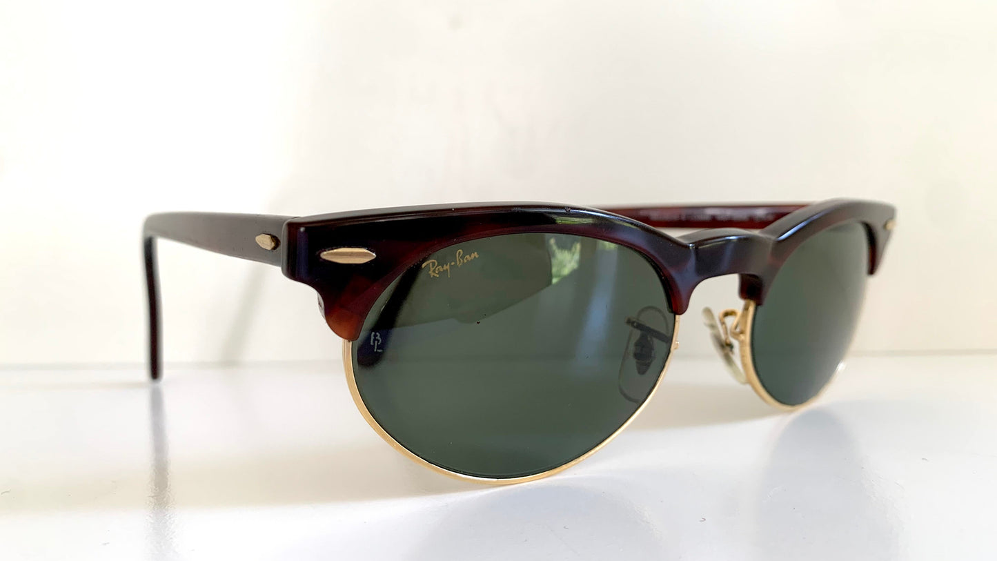 Ray Ban B&L USA vintage sunglasses - W1267 Oval Clubmaster