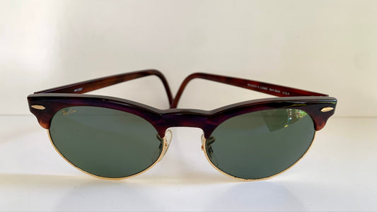Ray Ban B&L USA vintage sunglasses - W1267 Oval Clubmaster