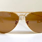 Vintage Ray Ban aviator Chromax sunglasses B&L USA -  62mm 80s Driving Series