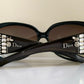 Vintage Y2K rare Dior Limited Sunglasses - Dark green frame with crystal