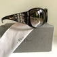 Vintage Y2K rare Dior Limited Sunglasses - Dark green frame with crystal