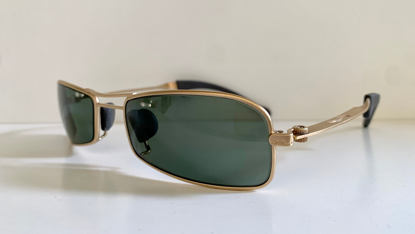 Ray Ban B&L Orbs Axis Square matte gold W2023 vintage sunglasses