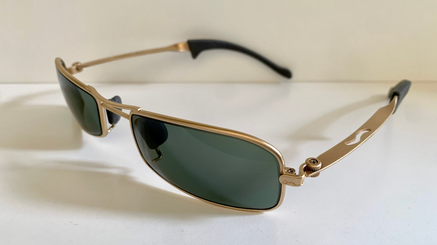 Ray Ban B&L Orbs Axis Square matte gold W2023 vintage sunglasses