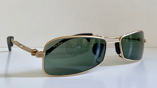 Ray Ban B&L Orbs Axis Square matte gold W2023 vintage sunglasses